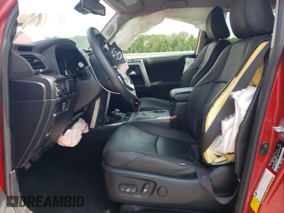 2023 Toyota 4Runner SR5 with VIN JTEMU5JR9P6164298, listed as a Copart auction lot 59108595 with 40,871 mi miles and Salvage title. Bid and sale history available at DreamBid. Image 7.