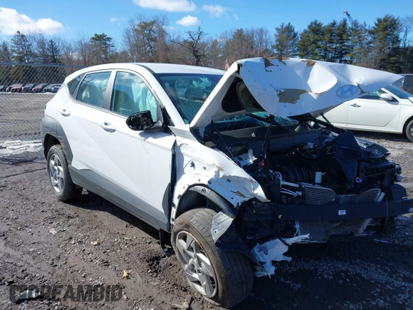 2024 Hyundai Kona SE with VIN KM8HACAB4RU075819, listed as a IAAI auction lot 40903694 with Not Provided miles and . Bid and sale history available at DreamBid. Image 1.
