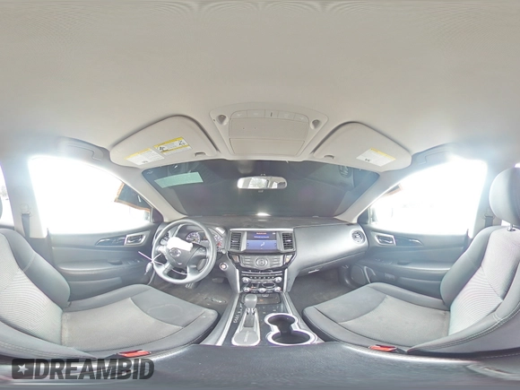 2019 Nissan Pathfinder S with VIN 5N1DR2MN6KC640753, listed as a Copart auction lot 43388025 with 79,881 mi miles and Salvage Title. Bid and sale history available at DreamBid. Image 14.