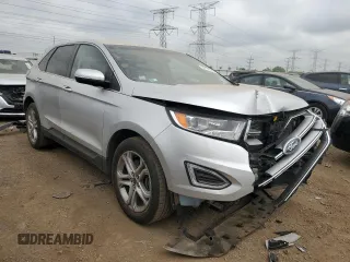 2015 Ford Edge Titanium z VIN 2FMTK4K9XFBB56155, wystawiony jako Copart lot #56735555 z przebiegiem 86 167 mil mil oraz Szkoda całkowita • Salvage title. Historia ofert i sprzedaży dostępna na DreamBid. Obrazek 4.