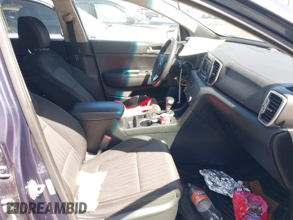2019 Kia Sportage LX with VIN KNDPM3ACXK7513831, listed as a IAAI auction lot 41969252 with 99,388 mi miles. Bid and sale history available at carsss.com. Image 5.