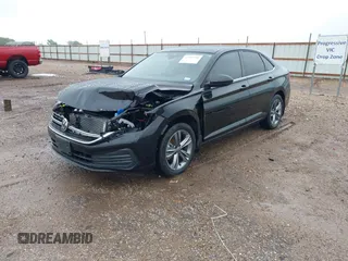 2023 Volkswagen Jetta SE with VIN 3VW7M7BU9PM013345, listed as a IAAI auction lot 42203990 with 15,859 mi miles and . Bid and sale history available at DreamBid. Image 2.