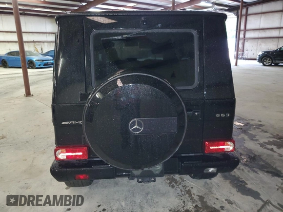2018 Mercedes-Benz G-Class AMG G 63 with VIN WDCYC7DH4JX294055, listed as a Copart auction lot 53979294 with 46,042 mi miles and Salvage Title. Bid and sale history available at carsss.com. Image 6.