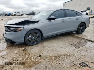 2024 Honda Accord Sport-L with VIN 1HGCY2F70RA087493, listed as a Copart auction lot 55285105 with 11,257 mi miles and Salvage title. Bid and sale history available at DreamBid. Image 1.