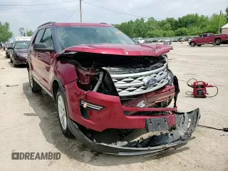 2018 Ford Explorer XLT with VIN 1FM5K8D83JGB54527, listed as a Copart auction lot 60068855 with 108,475 mi miles and Salvage title. Bid and sale history available at DreamBid. Image 15.
