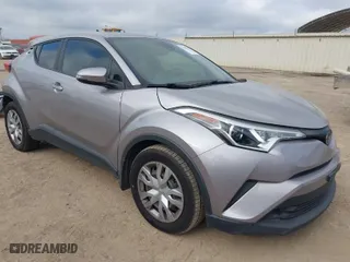 2019 Toyota C-HR XLE with VIN JTNKHMBX8K1054352, listed as a IAAI auction lot 41478296 with 67,658 mi miles. Bid and sale history available at carsss.com. Image 1.