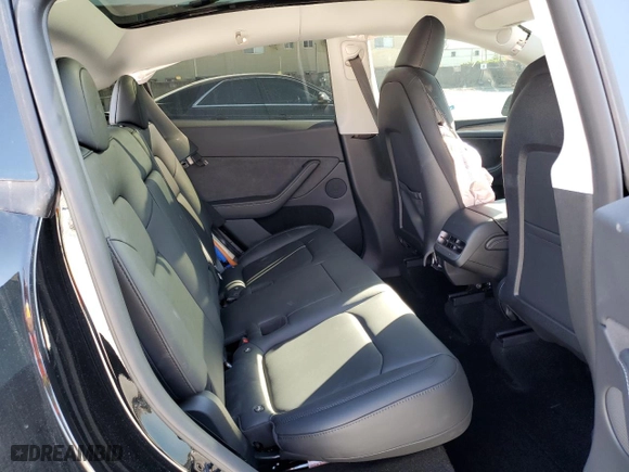 2024 Tesla Model Y Long Range with VIN 7SAYGDEE9RA303397, listed as a Copart auction lot 47416965 with 10,598 mi miles and Salvage Title. Bid and sale history available at carsss.com. Image 10.