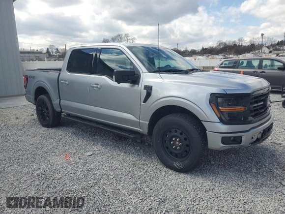 2024 Ford F-150 XLT with VIN 1FTEW3LP1RFB36162, listed as a Copart auction lot 50178285 with 2,118 mi miles and Salvage Title. Bid and sale history available at carsss.com. Image 4.