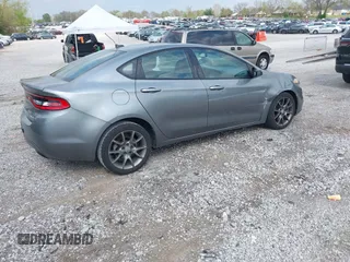 2013 Dodge Dart SXT with VIN 1C3CDFBA2DD343499, listed as a IAAI auction lot 41997107 with 110,446 mi miles. Bid and sale history available at carsss.com. Image 4.