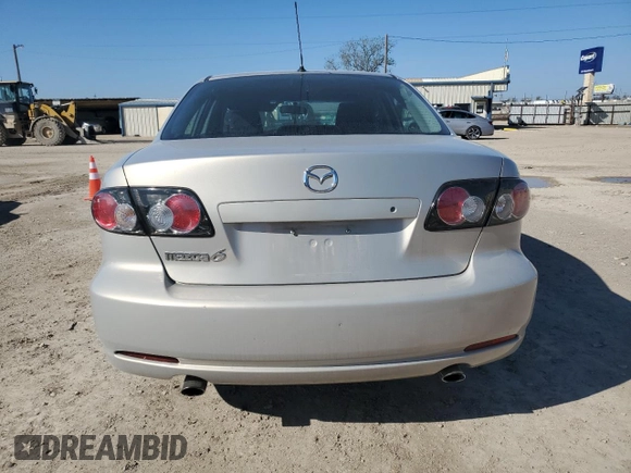 2007 Mazda 6 i Touring with VIN 1YVHP80C875M03349, listed as a Copart auction lot 85820974 with 187,562 mi miles and Salvage Title. Bid and sale history available at DreamBid. Image 6.