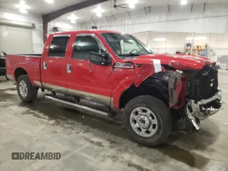2015 Ford Super Duty F-250 SRW Lariat with VIN 1FT7W2B64FED07743, listed as a Copart auction lot 53460125 with 72,800 mi miles and Salvage Title. Bid and sale history available at carsss.com. Image 4.