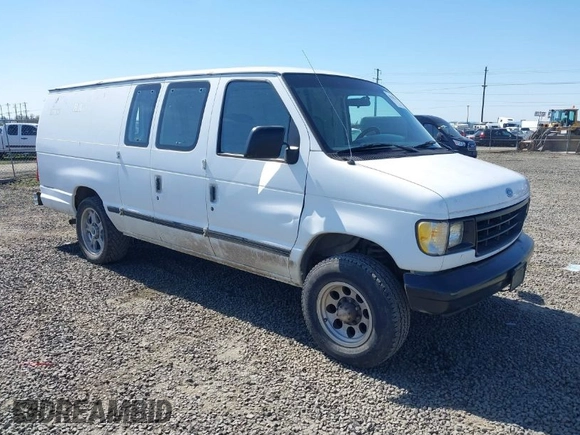 1996 Ford Econoline Cargo with VIN 1FTFS24Y3THA40644, listed as a IAAI auction lot 42020245 with 218,451 mi miles and . Bid and sale history available at DreamBid. Image 1.