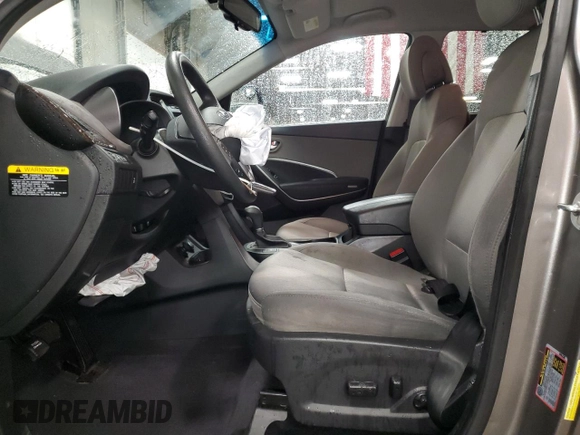 2018 Hyundai Santa Fe 2.4L with VIN 5NMZUDLB5JH096340, listed as a Copart auction lot 61038095 with 114,993 mi miles and Salvage title. Bid and sale history available at DreamBid. Image 7.