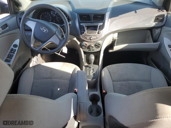2015 Hyundai Accent GLS with VIN KMHCT4AEXFU884256, listed as a Copart auction lot 52094315 with 146,607 mi miles and Salvage Title. Bid and sale history available at carsss.com. Image 8.