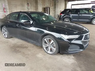 2021 Acura TLX Advance with VIN 19UUB5F61MA005696, listed as a IAAI auction lot 41788051 with Not Provided miles and . Bid and sale history available at carsss.com. Image 1.