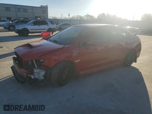2015 Subaru WRX STI with VIN JF1VA2P62F9823094, listed as a Copart auction lot 43390715 with 127,043 mi miles and Salvage Title. Bid and sale history available at DreamBid. Image 1.
