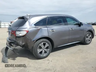 2017 Acura MDX with VIN 5FRYD4H34HB026772, listed as a Copart auction lot 48757445 with 123,515 mi miles and Salvage Title. Bid and sale history available at carsss.com. Image 3.