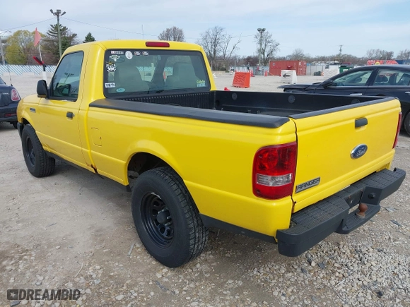 2007 Ford Ranger XL with VIN 1FTYR10D37PA68098, listed as a IAAI auction lot 41993229 with 210,383 mi miles. Bid and sale history available at carsss.com. Image 3.