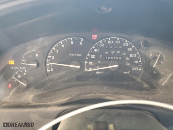 1998 Ford Ranger XL with VIN 1FTYR11U5WTA04293, listed as a Copart auction lot 46054785 with 124,593 mi miles and Salvage Title. Bid and sale history available at carsss.com. Image 9.