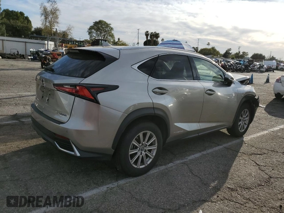 2019 Lexus NX 300h with VIN JTJBJRBZ1K2107990, listed as a Copart auction lot 45751955 with 69,413 mi miles and Salvage title. Bid and sale history available at DreamBid. Image 3.