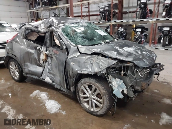 2013 Nissan Juke SV with VIN JN8AF5MR0DT226122, listed as a IAAI auction lot 41346836 with 115,520 mi miles. Bid and sale history available at carsss.com. Image 1.
