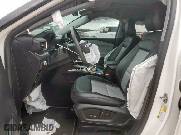 2023 Ford Explorer XLT with VIN 1FMSK7DH9PGA46662, listed as a Copart auction lot 59389215 with 27,382 mi miles and Salvage title. Bid and sale history available at DreamBid. Image 7.