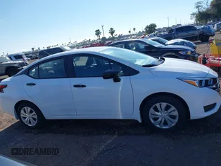 2024 Nissan Versa S with VIN 3N1CN8DV2RL842635, listed as a IAAI auction lot 41905145 with 12,622 mi miles. Bid and sale history available at carsss.com. Image 13.