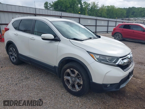 2018 Honda CR-V EX-L with VIN 5J6RW1H87JL004014, listed as a IAAI auction lot 42044697 with 182,525 mi miles. Bid and sale history available at carsss.com. Image 1.