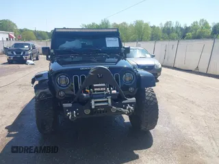 2017 Jeep Wrangler Unlimited Sahara with VIN 1C4BJWEG4HL637482, listed as a IAAI auction lot 41951349 with 76,030 mi miles. Bid and sale history available at carsss.com. Image 12.