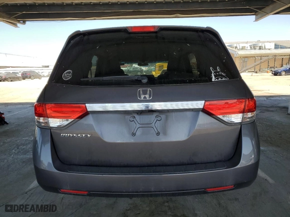 2015 Honda Odyssey EX with VIN 5FNRL5H41FB006547, listed as a Copart auction lot 52989265 with 177,854 mi miles and Clean Title. Bid and sale history available at carsss.com. Image 6.