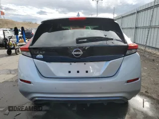 2025 Nissan LEAF S with VIN 1N4AZ1BV9SC561541, listed as a Copart auction lot 50654445 with 5,496 mi miles and Salvage Title. Bid and sale history available at carsss.com. Image 6.