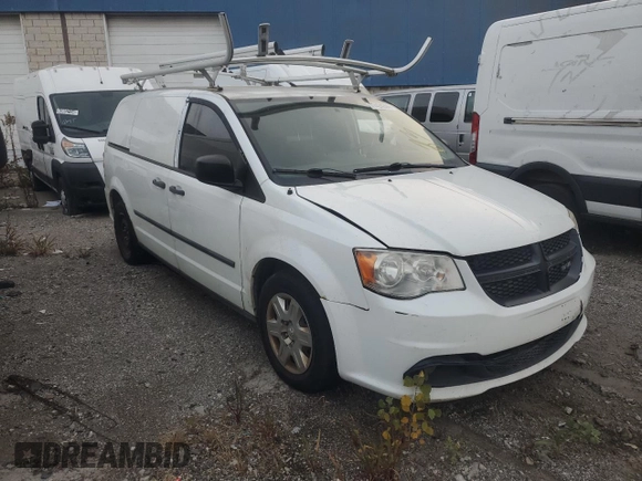2013 Ram Cargo Van Tradesman with VIN 2C4JRGAG7DR813040, listed as a Copart auction lot 77424244 with 254,356 mi miles and Salvage Title. Bid and sale history available at carsss.com. Image 4.