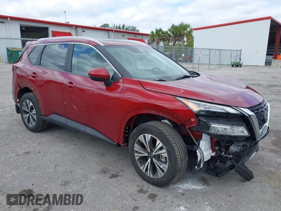2023 Nissan Rogue SV z VIN 5N1BT3BA7PC684265, wystawiony jako IAAI lot #42083059 z przebiegiem 28 570 mil mil oraz . Historia ofert i sprzedaży dostępna na DreamBid. Obrazek 1.
