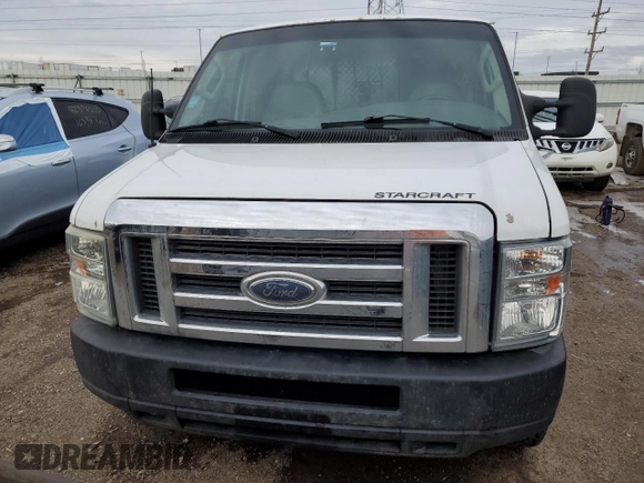 2008 Ford Econoline Cargo Commercial with VIN 1FTNE24L48DA23633, listed as a Copart auction lot 43053795 with 184,923 mi miles and Salvage Title. Bid and sale history available at DreamBid. Image 5.
