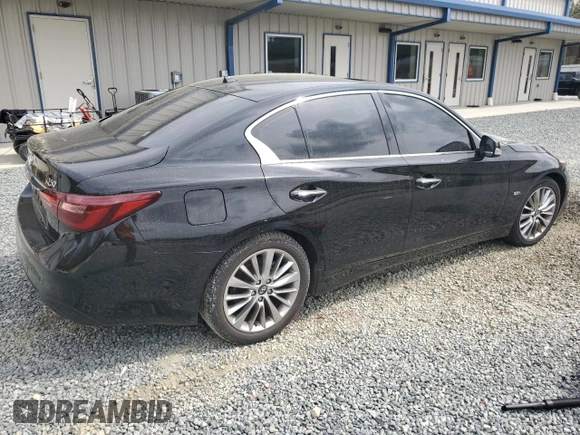 2019 Infiniti Q50 3.0t LUXE with VIN JN1EV7AP6KM517880, listed as a Copart auction lot 48670045 with 89,406 mi miles and Salvage Title. Bid and sale history available at carsss.com. Image 3.