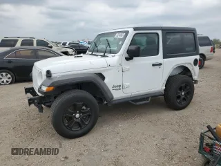 2021 Jeep Wrangler Sport S z VIN 1C4HJXAG7MW542333, wystawiony jako Copart lot #53243665 z przebiegiem 36 310 mil mil oraz Szkoda całkowita • Salvage title. Historia ofert i sprzedaży dostępna na DreamBid. Obrazek 1.