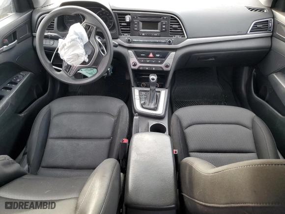 2018 Hyundai Elantra SE with VIN KMHD74LFXJU665594, listed as a Copart auction lot 86861624 with 0 mi miles and Salvage Title. Bid and sale history available at carsss.com. Image 8.