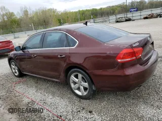 2013 Volkswagen Passat SE with VIN 1VWBP7A32DC087794, listed as a Copart auction lot 52509825 with 142,359 mi miles and Non repairable. Bid and sale history available at DreamBid. Image 2.