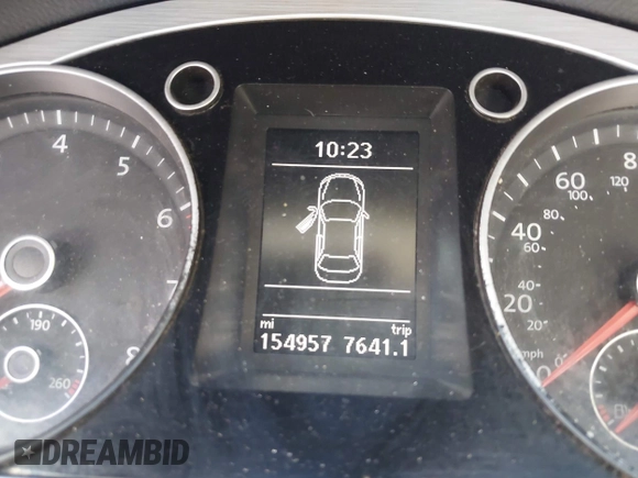 2014 Volkswagen CC Sport with VIN WVWBN7AN1EE518559, listed as a IAAI auction lot 41208853 with 154,957 mi miles. Bid and sale history available at carsss.com. Image 7.