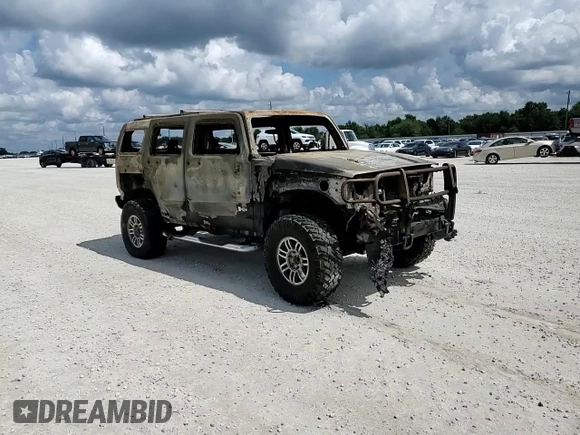 2006 Hummer H3 with VIN 5GTDN136568297746, listed as a Copart auction lot 74004254 with Not Provided miles and Non Repairable. Bid and sale history available at DreamBid. Image 11.