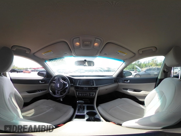 2016 Kia Optima LX with VIN KNAGT4L37G5073752, listed as a IAAI auction lot 42132621 with 136,818 mi miles. Bid and sale history available at carsss.com. Image 18.