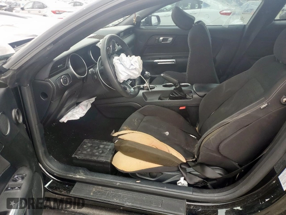 2023 Ford Mustang EcoBoost with VIN 1FA6P8TH6P5102170, listed as a Copart auction lot 45191565 with 0 mi miles and Salvage Title. Bid and sale history available at carsss.com. Image 7.