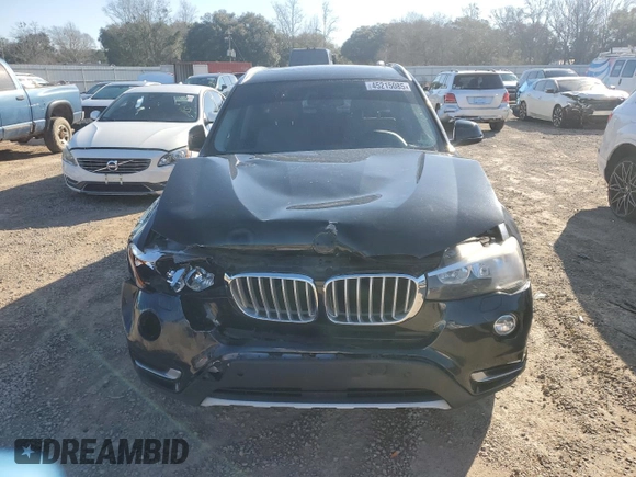 2017 BMW X3 xDrive28i with VIN 5UXWX9C57H0D97477, listed as a Copart auction lot 45215085 with 135,507 mi miles and Salvage Title. Bid and sale history available at DreamBid. Image 5.