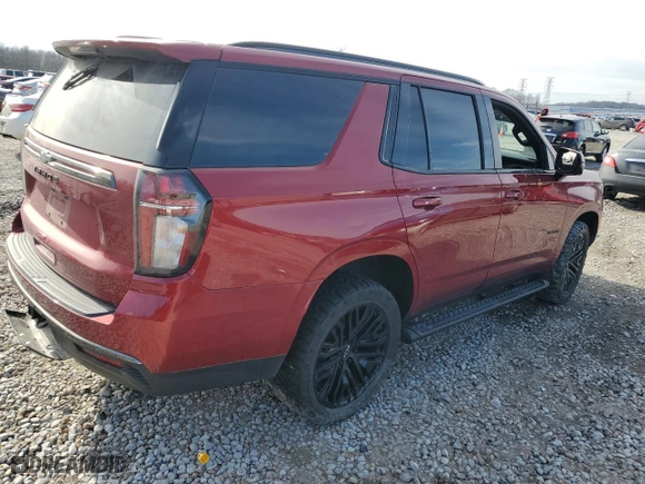 2022 Chevrolet Tahoe Z71 with VIN 1GNSKPKD1NR140015, listed as a Copart auction lot 88928635 with 0 mi miles and Salvage Title. Bid and sale history available at carsss.com. Image 3.