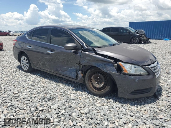 2014 Nissan Sentra SV with VIN 3N1AB7AP8EY244157, listed as a Copart auction lot 62070055 with Not provided miles and Salvage title. Bid and sale history available at DreamBid. Image 4.