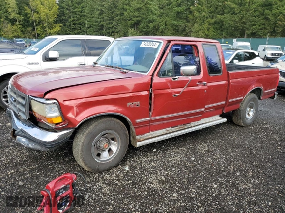 1992 Ford F-150 with VIN 1FTEX15H3NKA17831, listed as a Copart auction lot 74228244 with 201,769 mi miles and Salvage Title. Bid and sale history available at carsss.com. Image 1.