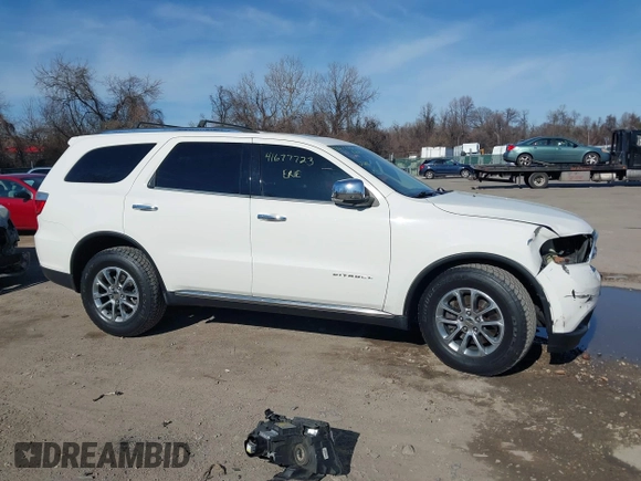 2011 Dodge Durango Citadel with VIN 1D4RE5GG8BC734009, listed as a IAAI auction lot 41677723 with 209,924 mi miles. Bid and sale history available at carsss.com. Image 14.