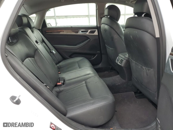 2017 Genesis G80 3.8L with VIN KMHGN4JE7HU171491, listed as a Copart auction lot 72650834 with 113,210 mi miles and Salvage Title. Bid and sale history available at carsss.com. Image 10.