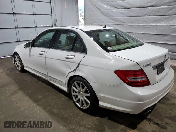 2013 Mercedes-Benz C 300 Sport with VIN WDDGF8AB2DR295864, listed as a Copart auction lot 51406485 with 133,815 mi miles and Salvage Title. Bid and sale history available at DreamBid. Image 2.