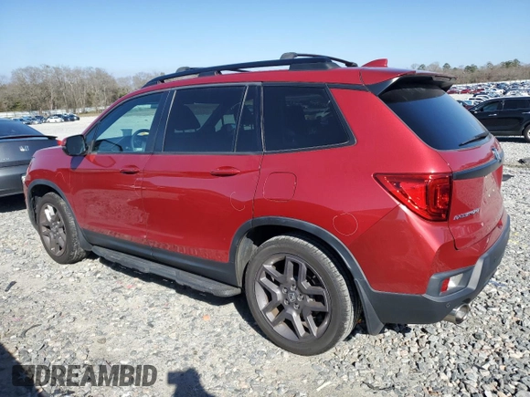 2022 Honda Passport EX-L with VIN 5FNYF7H50NB005413, listed as a Copart auction lot 46160285 with 30,930 mi miles and Salvage title. Bid and sale history available at DreamBid. Image 2.